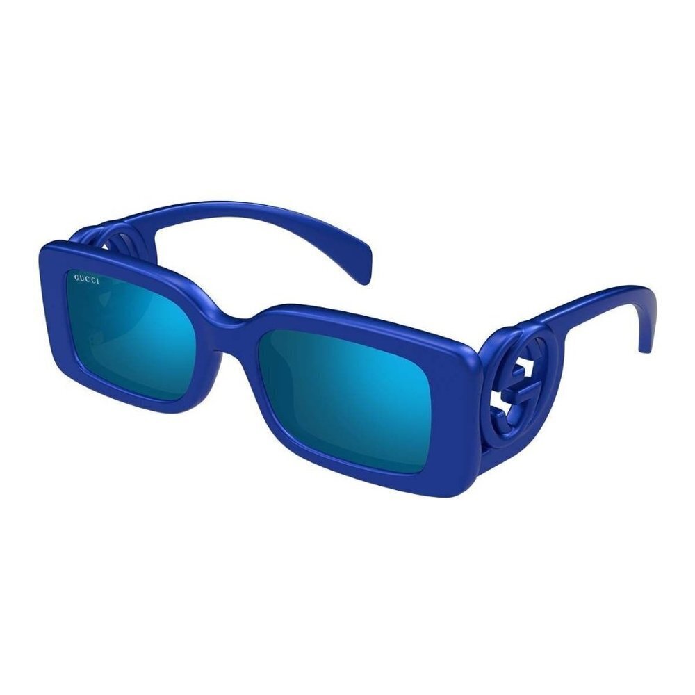 NWT Gucci GG1325S-010 Blue 54mm Sunglasses